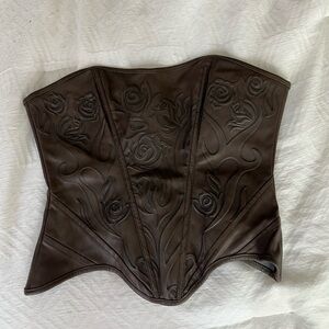 Bershka Leather corset